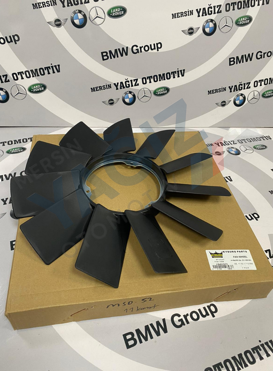 BMW RADYATÖR FANI 11 KANAT 1712058 - Görsel 2