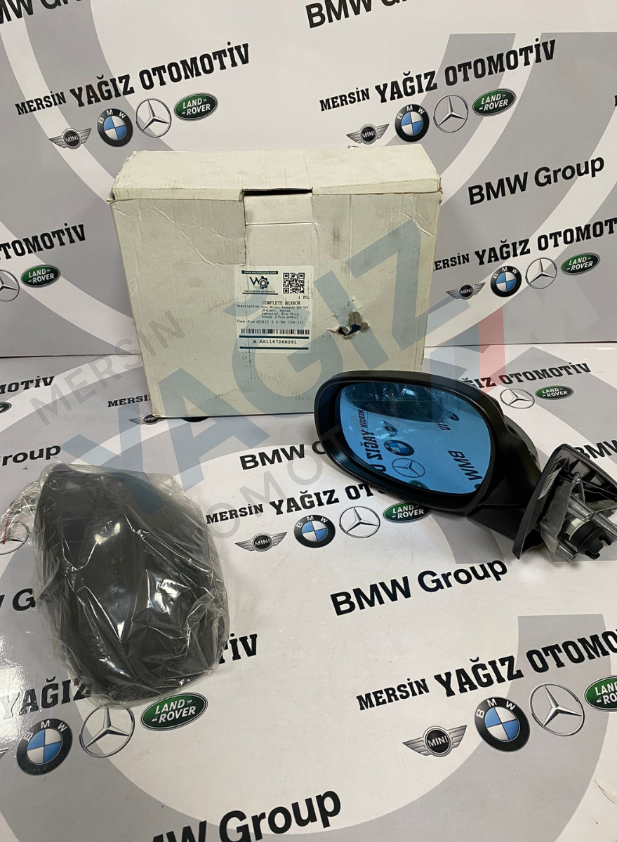 E90 E91 KOMPLE SOL AYNA 7268261 51167268261 - Görsel 3