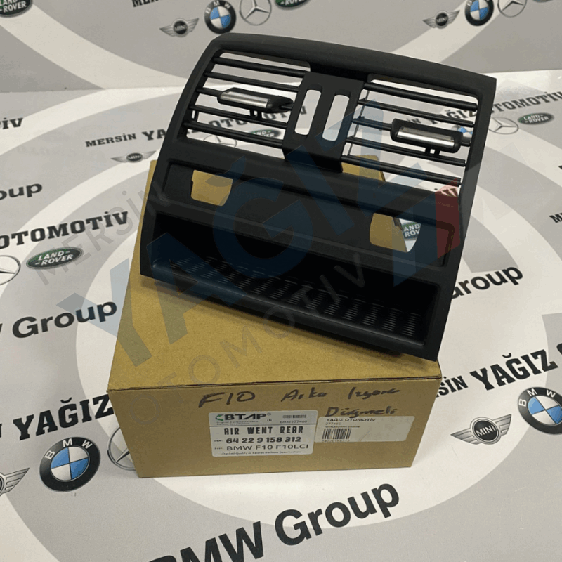 F10 ARKA KLİMA IZGARASI SİYAH DÜĞMELİ 9158312 64229158312