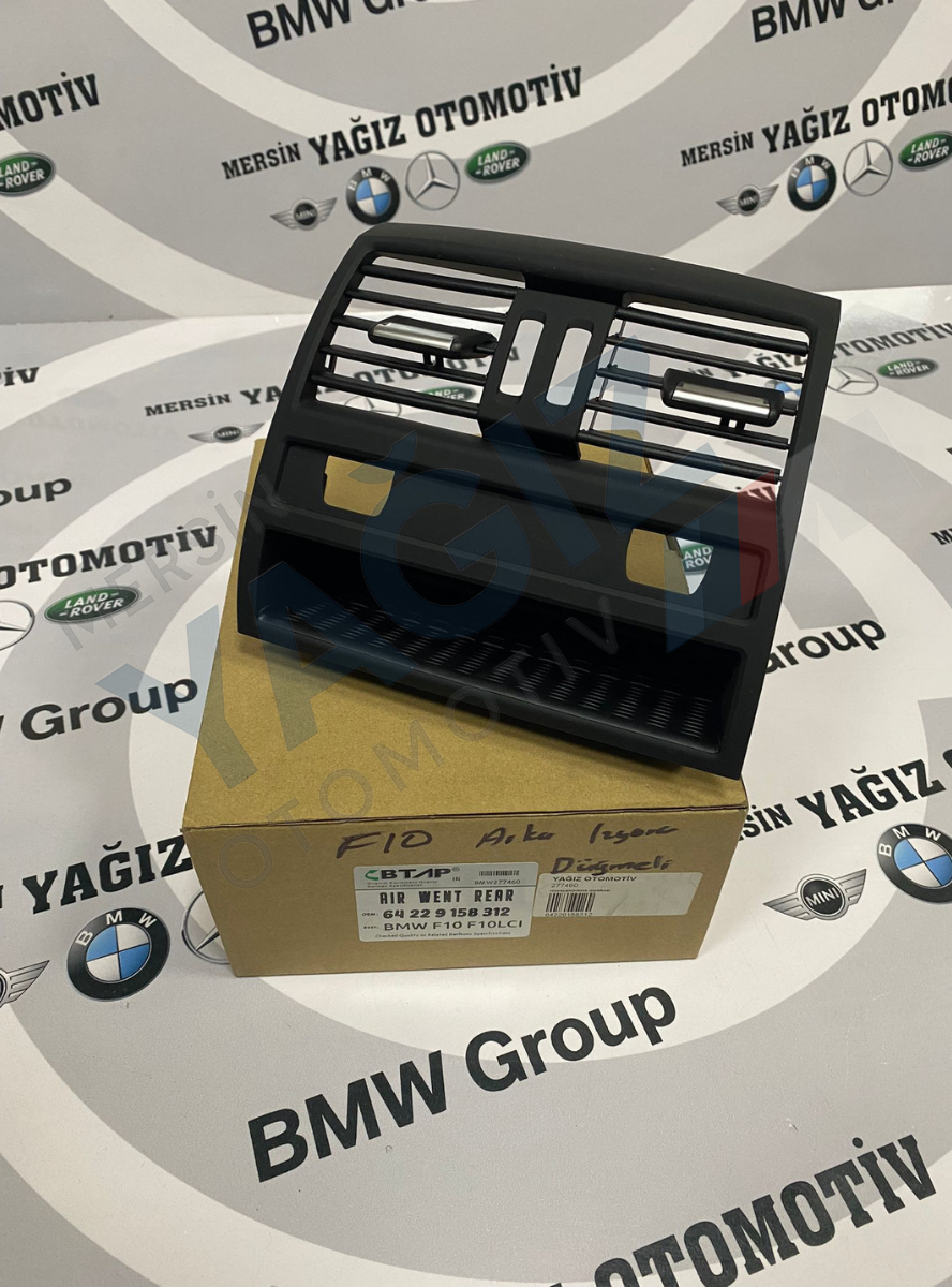 F10 ARKA KLİMA IZGARASI SİYAH DÜĞMELİ 9158312 64229158312