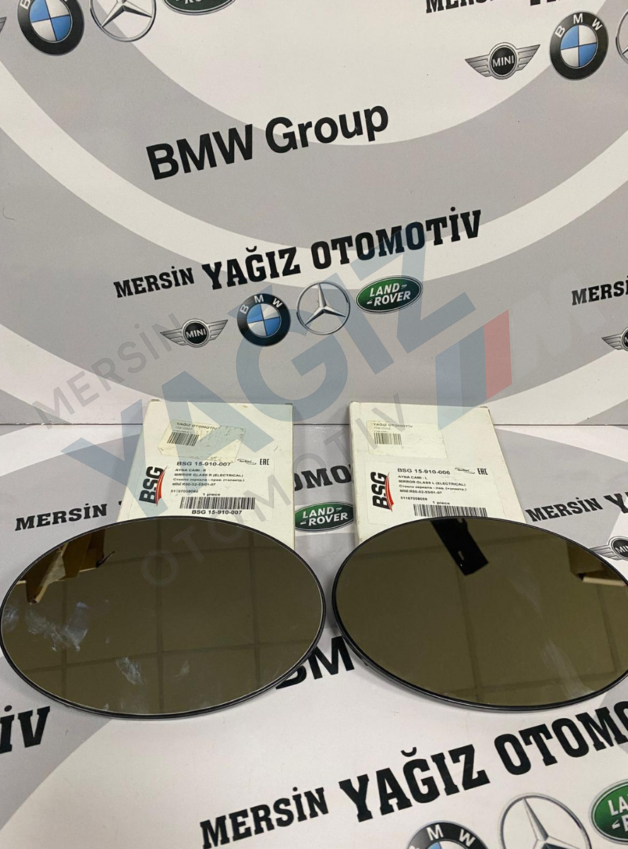 MİNİ AYNA CAMI SAĞ-SOL 15910007-15910006