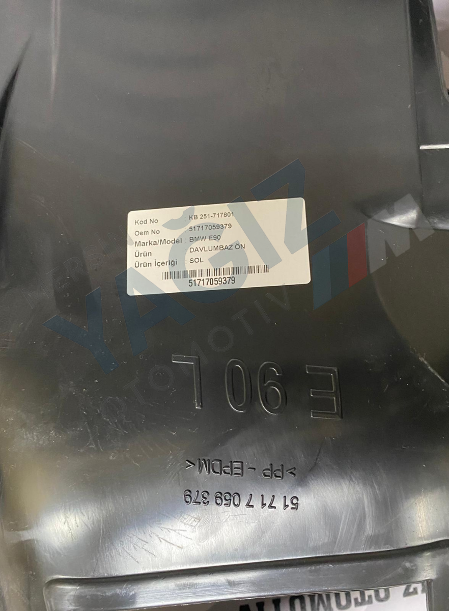 DAVLUMBAZ ÖN SOL E90 E91 51717059379 - Görsel 2
