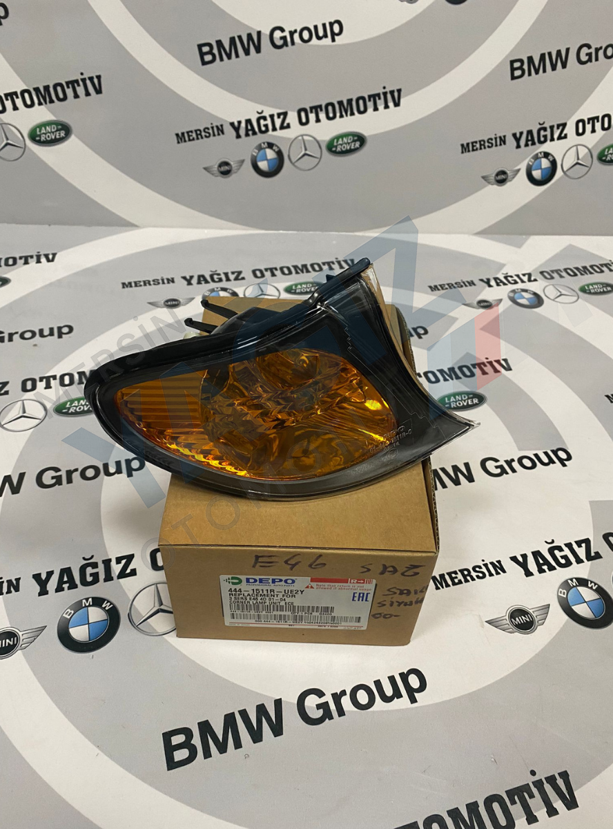 DEPO E46 SAĞ ÖN SARI SİNYAL LAMBASI 63137165850 63137165854 - Görsel 2