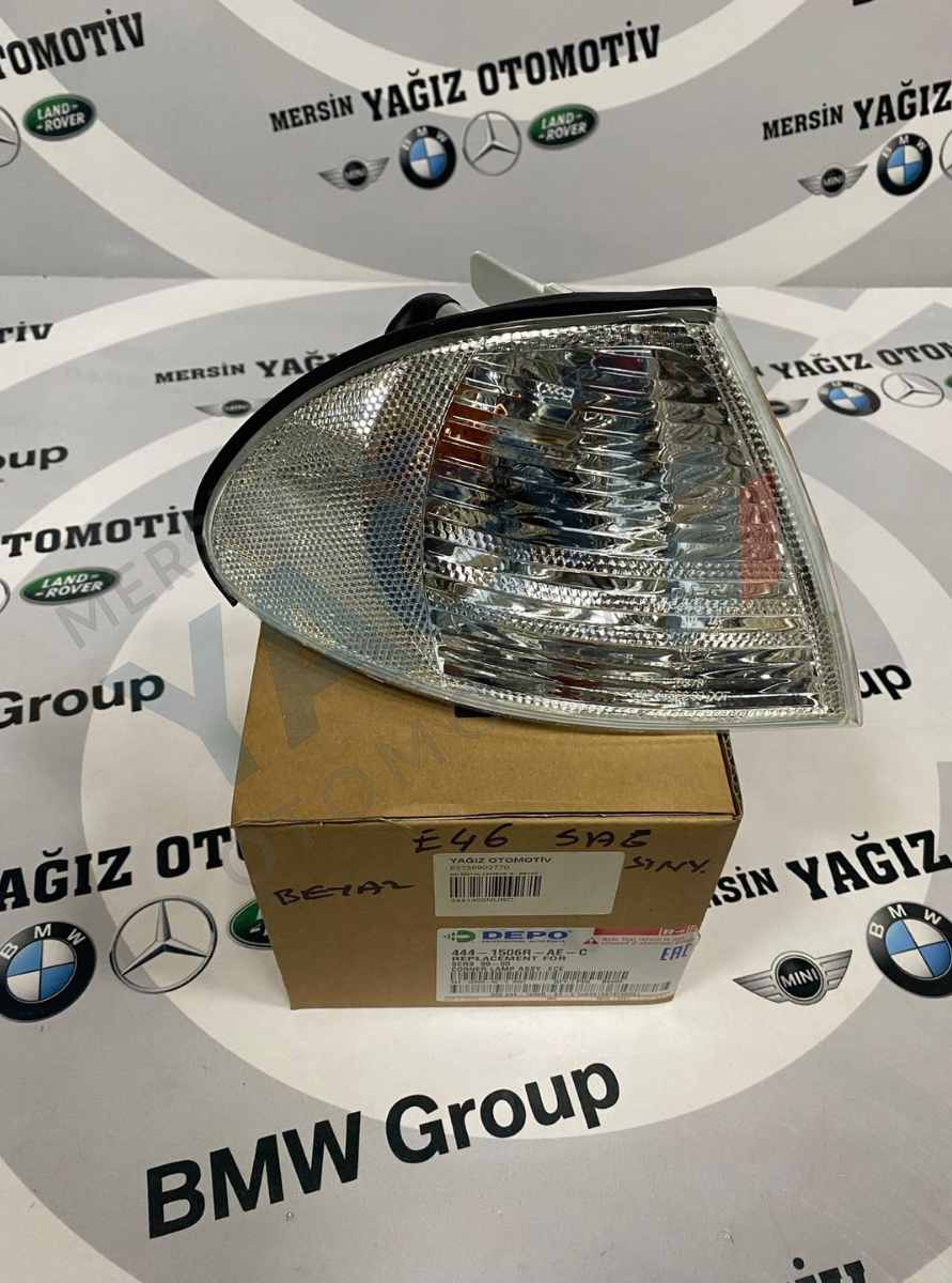 DEPO E46 SAĞ SİNYAL BEYAZ CAMLI 63136902770 - Görsel 2
