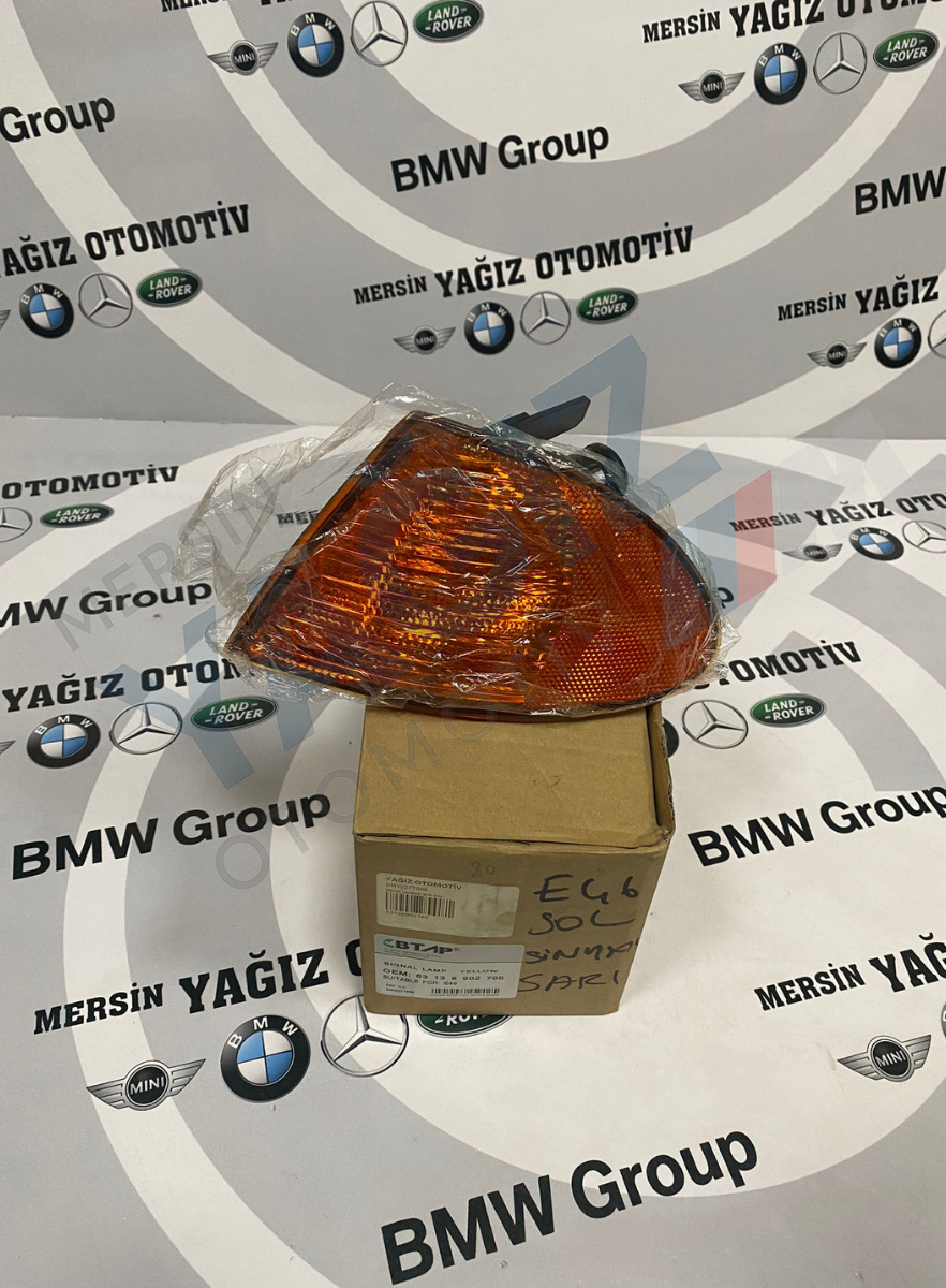 E46 SOL ÖN SİNYAL LAMBASI SARI 63136902765 - Görsel 2