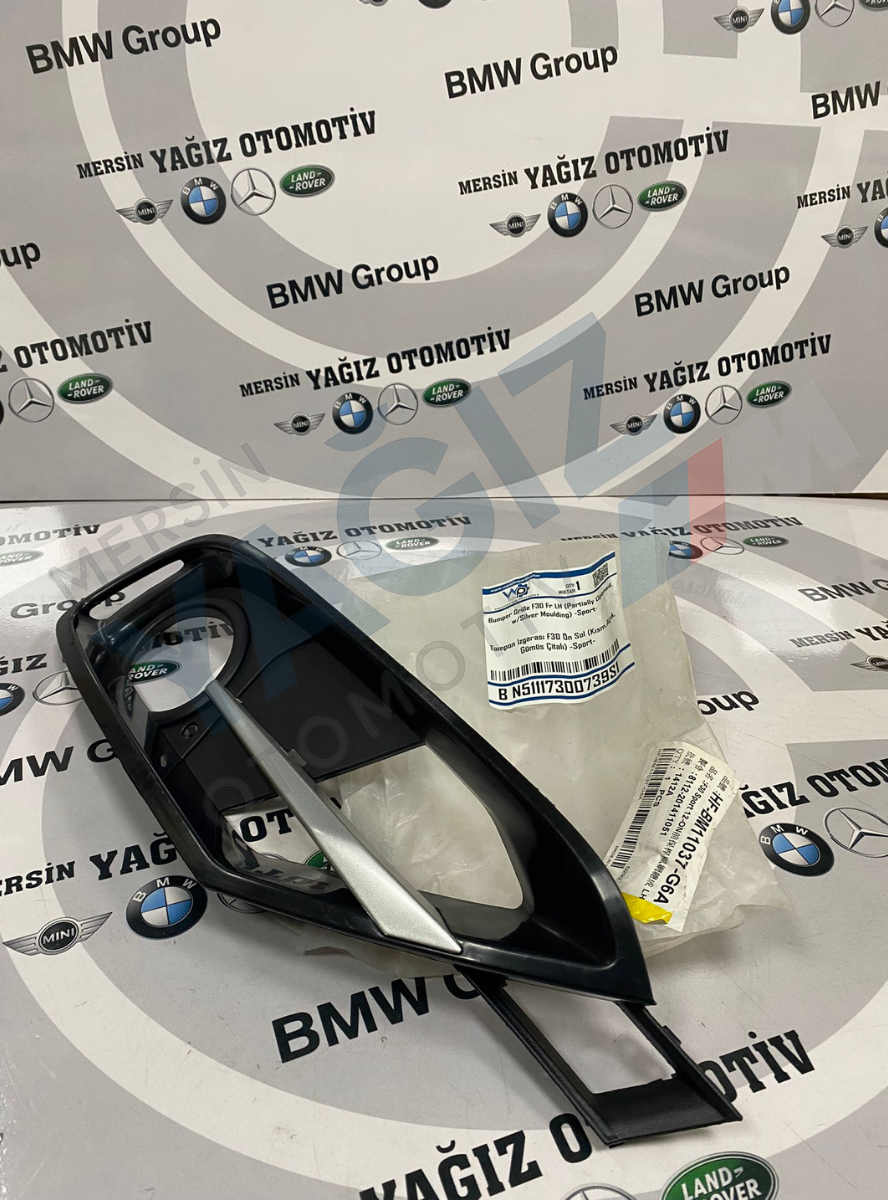 F30 ÖN SOL TAMPON IZGARISI KISMEN AÇIK 7300739 51117300739