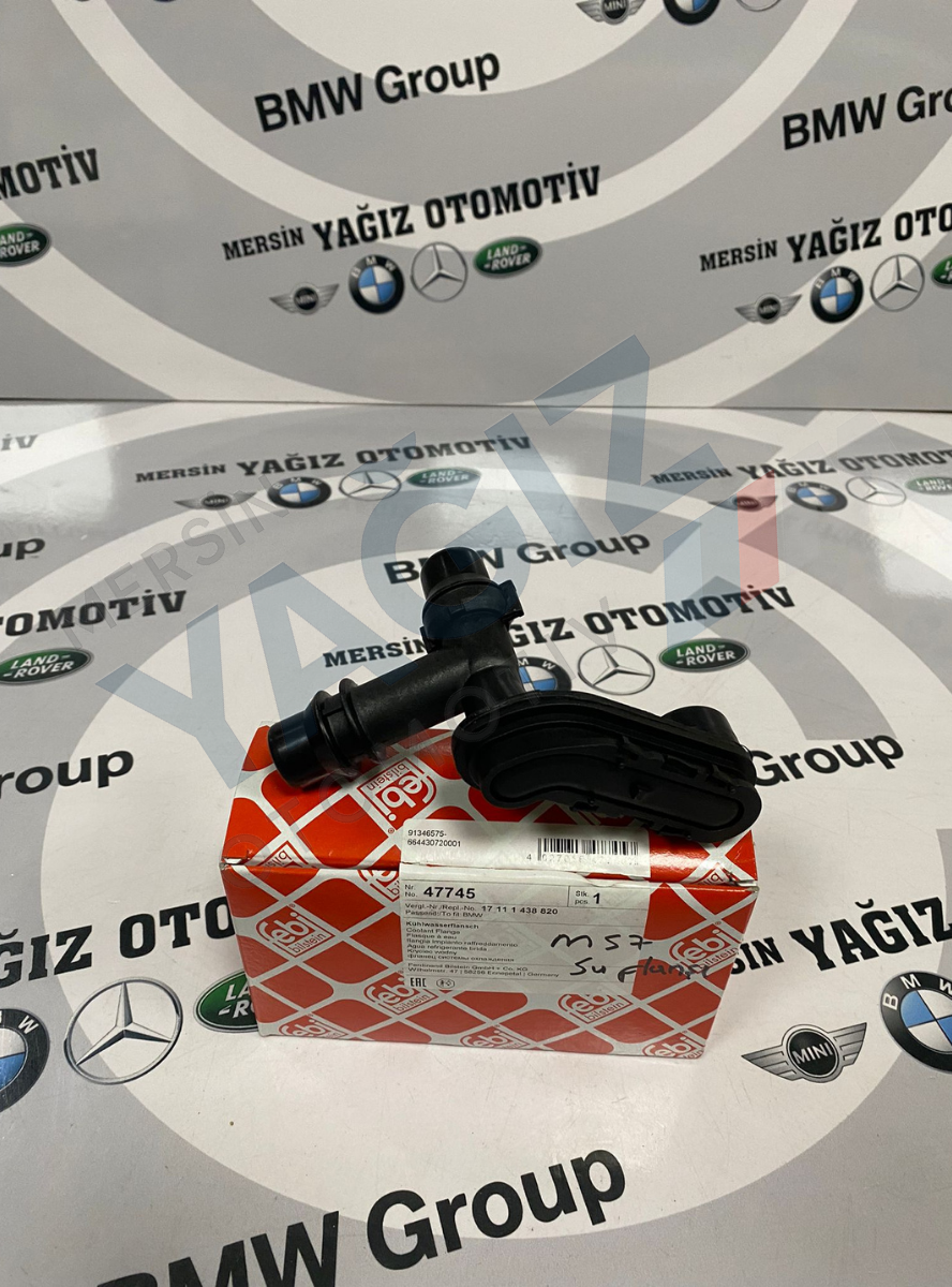 47745 M57 SU FLANŞI X5 E53 17111438820 - Görsel 2