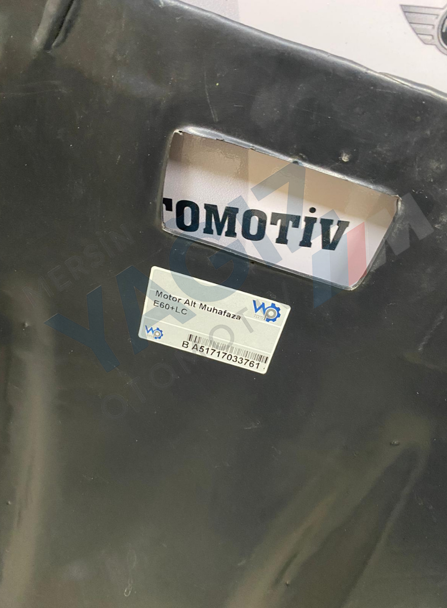 E60 MOTOR ALT MUHAFAZA 7033761 51717033761 - Görsel 2