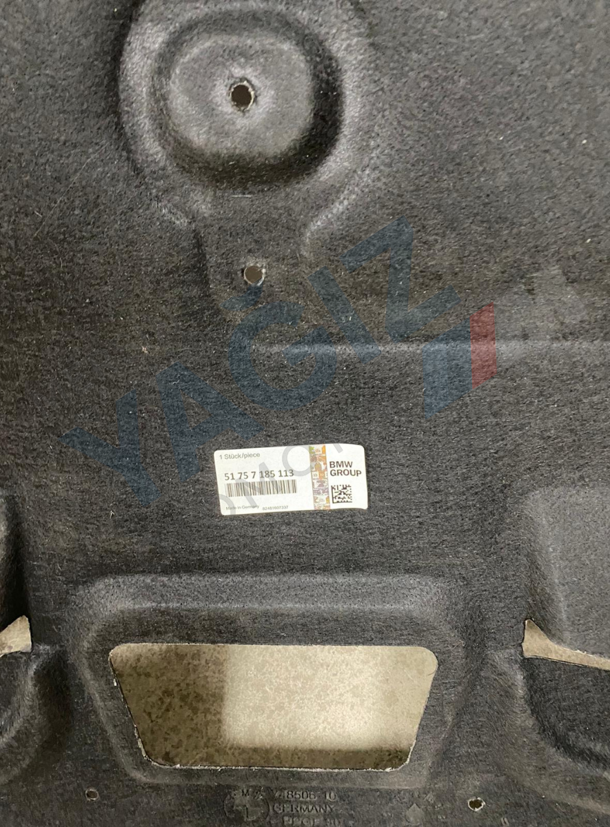 ORJİNAL BMW MOTOR MUHAFAZASI ALT F10 F11 7185113 51757185113 - Görsel 2